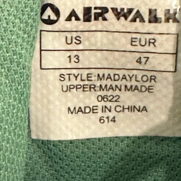 Rare Airwalk Madaylor Tony Hawk Prototype Sneakers Men’s Size 13 Skater Retro - Picture 4 of 8